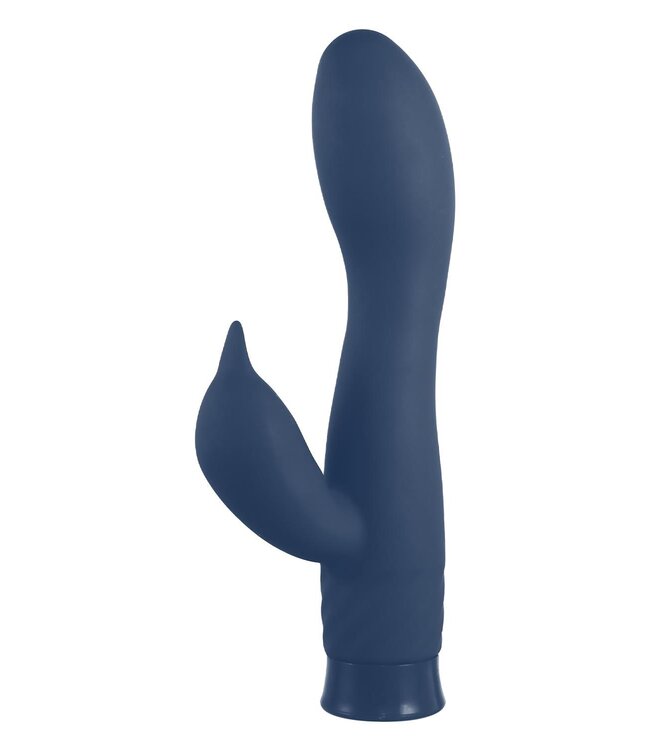 NMC NMC 6.5 INCH RECHARGEABLE SILICONE 10 FUNCTIONS SPEED VIBRATOR BLUE