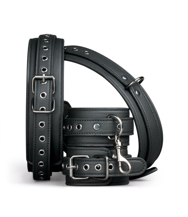 Easytoys Fetish Collection Easytoys Fetish - Thigh & Wrist Cuff Set - Black