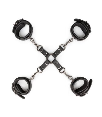 Easytoys Fetish Collection Easytoys Fetish - Hogtie With Hand and Anklecuffs - Zwart