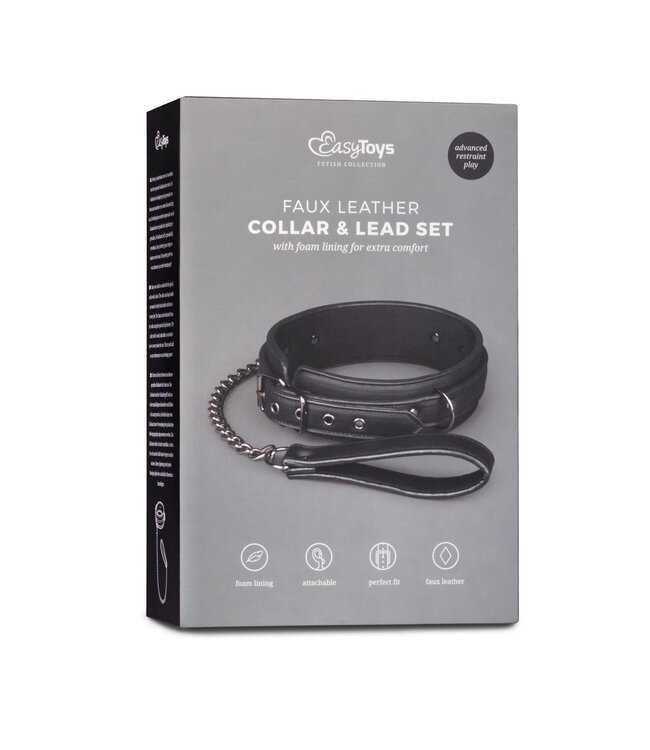 Easytoys Fetish Collection Easytoys Fetish - halsband met riem