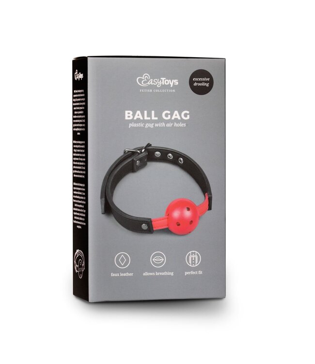 Easytoys Fetish Collection Easytoys Fetish - Ball gag met bal van PVC - Rood