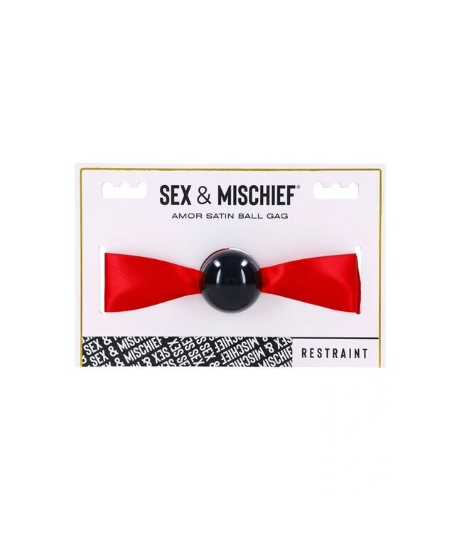 Sportsheets Sportsheets - Sex & Mischief Amor Satin Ball Gag