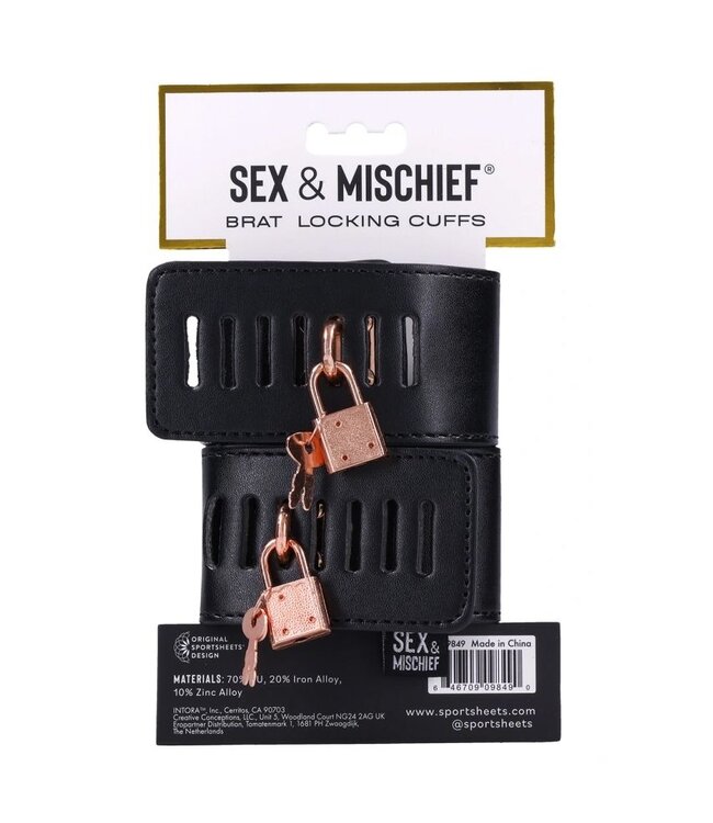 Sportsheets Sportsheets - Sex & Mischief Brat Locking Cuffs