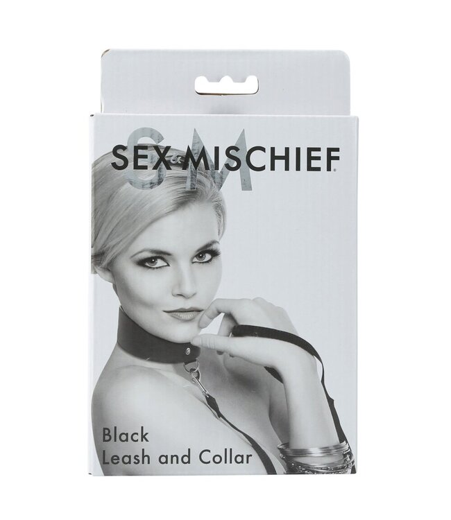 Sportsheets Sportsheets - Sex & Mischief Black Leash & Collar