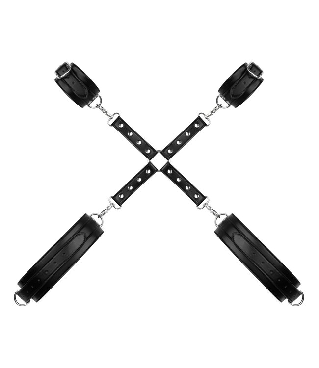 Bedroom Fantasies Bedroom Fantasies - Bondageharnas Handboeien en Hogtie Set - Zwart