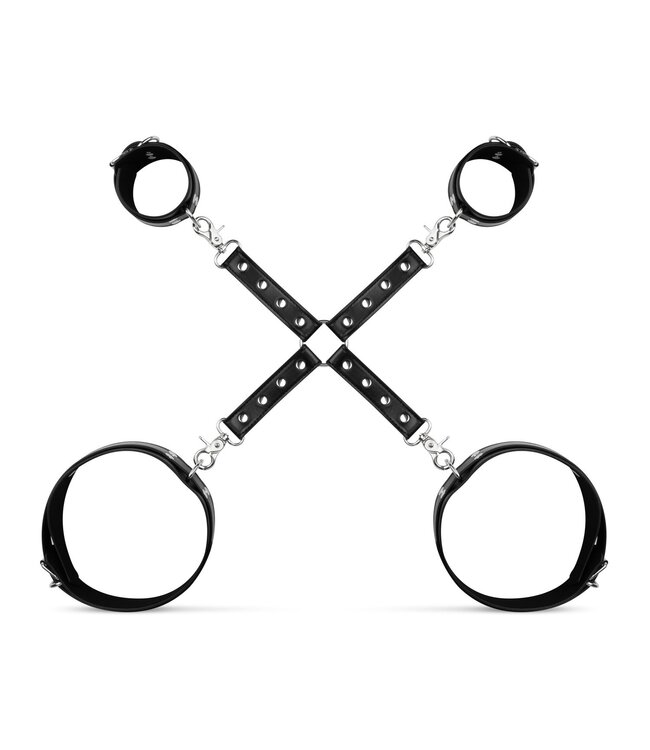 Bedroom Fantasies Bedroom Fantasies - Bondageharnas Handboeien en Hogtie Set - Zwart