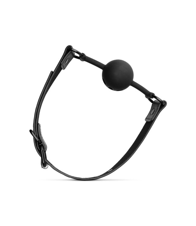 Bedroom Fantasies Open Siliconen Ball Gag - Zwart