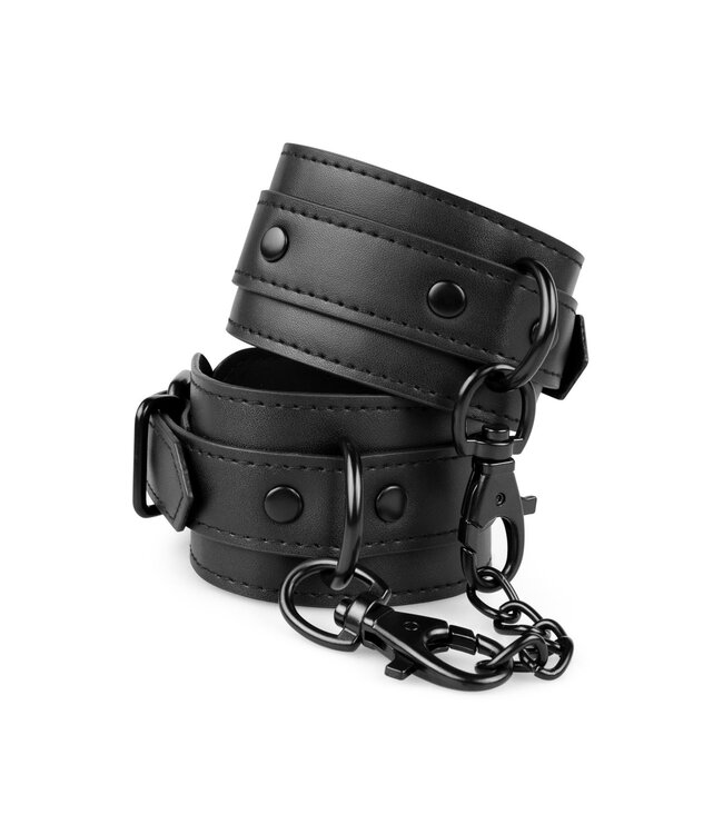 Bedroom Fantasies Kunstleren Handboeien - Zwart