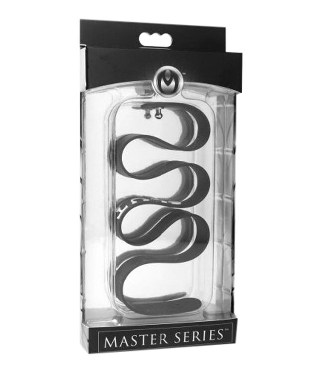 XR Brands Master Series - Siliconen Halsband - 'Slut'