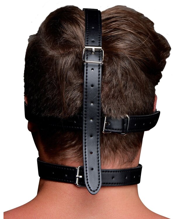 XR Brands Kinky Verstelbaar Harnas Met blinddoek En Ballgag