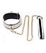 XR Brands Kink in the Dark - Glow In De Dark Halsband Met Riem