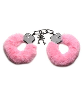 XR Brands XR Brands - Cuffed in Fur Handboeien - Roze