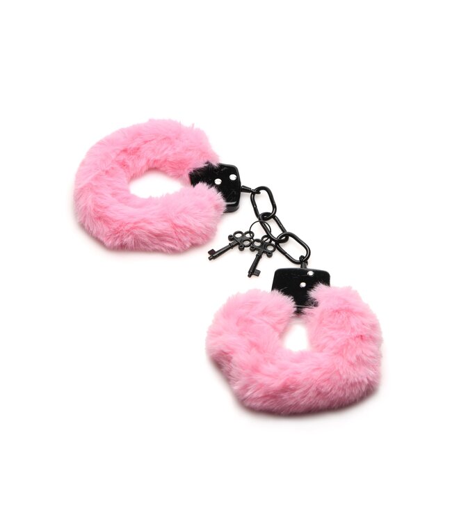 XR Brands XR Brands - Cuffed in Fur Handboeien - Roze
