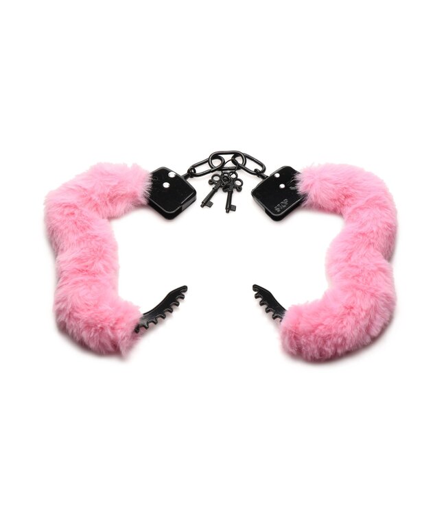 XR Brands XR Brands - Cuffed in Fur Handboeien - Roze