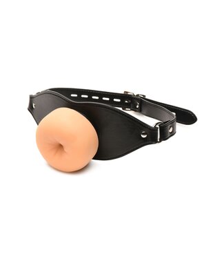 XR Brands XR Brands - Ass Face Mouth Gag - Beige