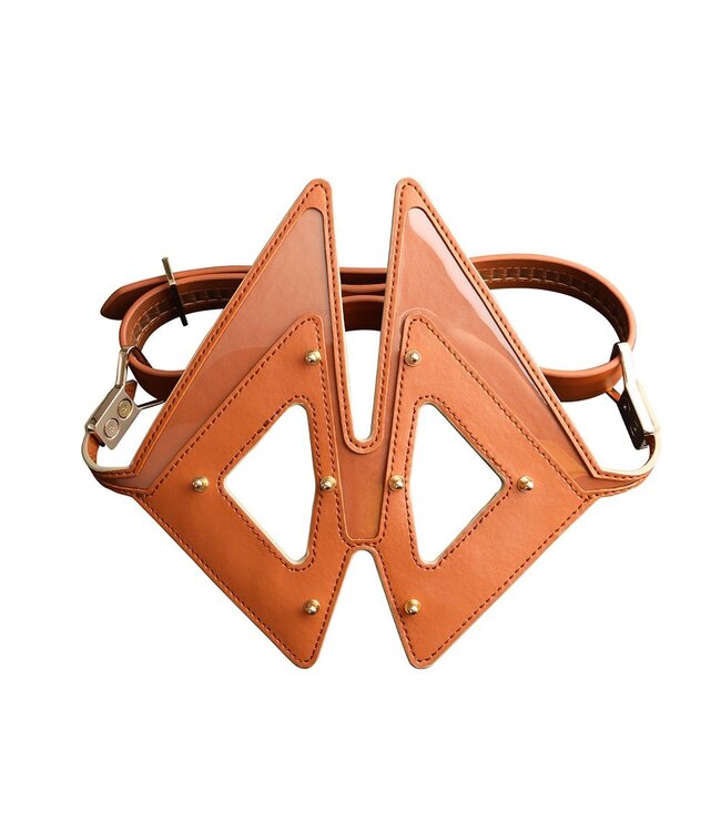 LOCKINK LOCKINK - Vixen Blindoek Set - bruin