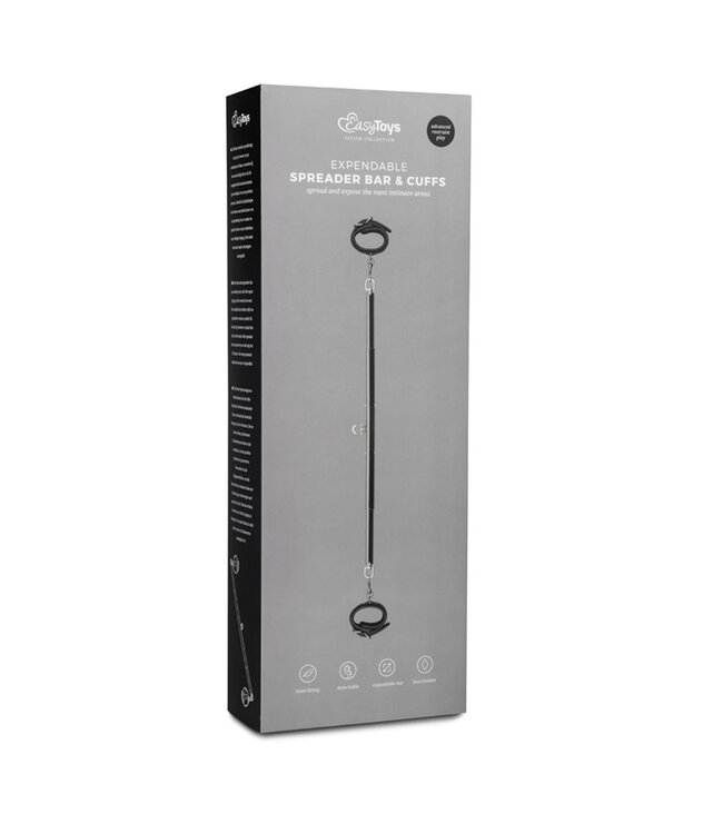 Easytoys Fetish Collection Easytoys Fetish - Expander Spreader Bar and Cuffs Set