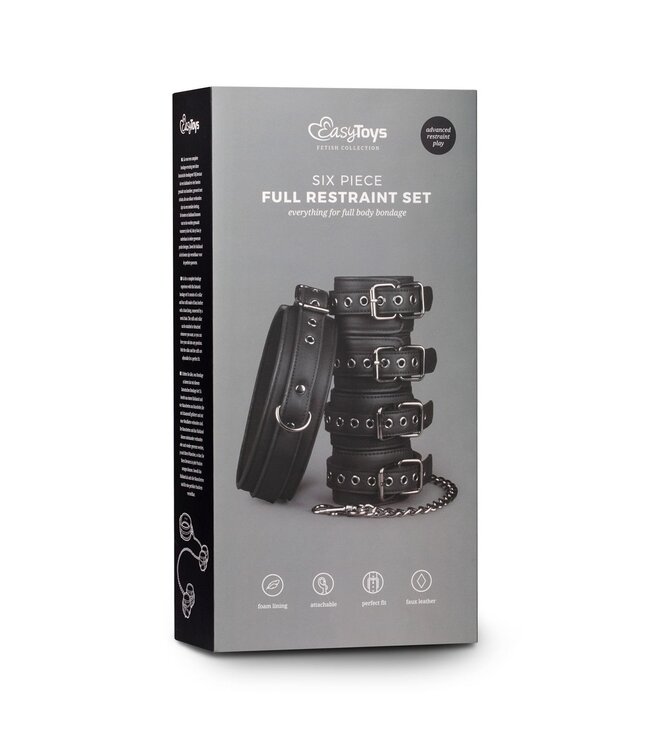 Easytoys Fetish Collection Easytoys Fetish - Bondage Set - Halsband en Hand - en Enkelboeien