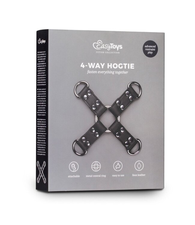 Easytoys Fetish Collection Easytoys Fetish - Zwarte Kunstleren Hogtie