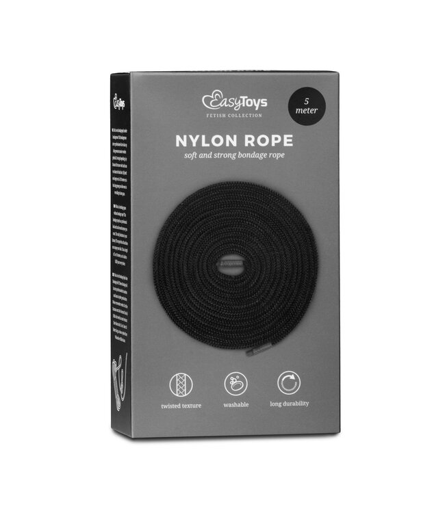 Easytoys Fetish Collection Easytoys Fetish - Zwart bondagetouw - 5m