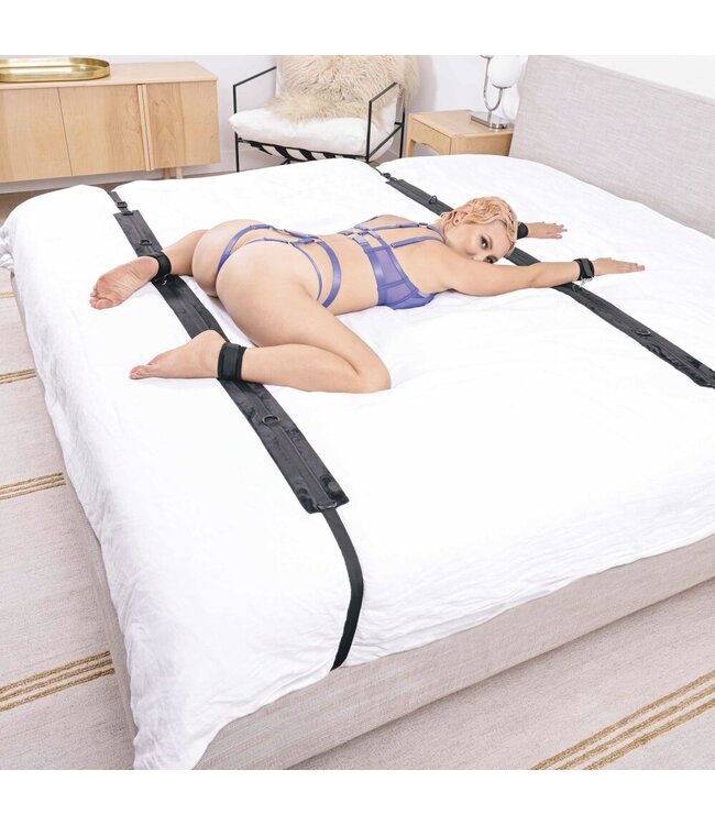 Sportsheets SPORTSHEETS – No Matter Where Bondage Restraint System – Zwart