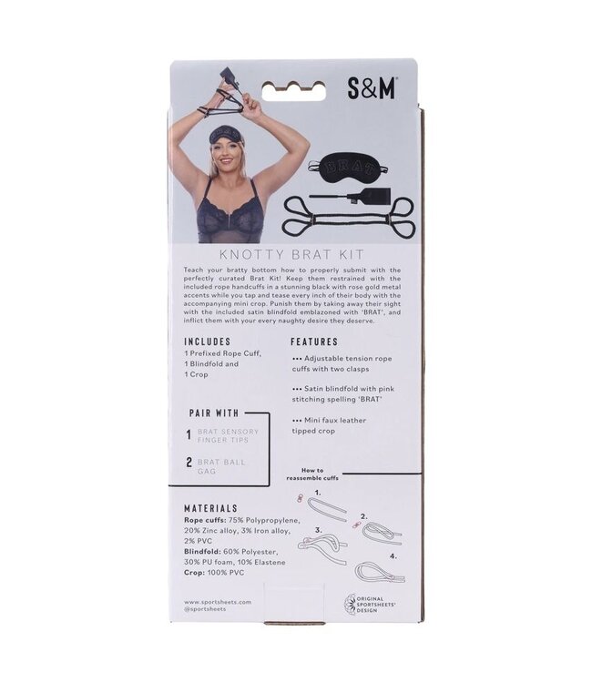 Sportsheets Sportsheets - Sex & Mischief Knotty Brat Kit