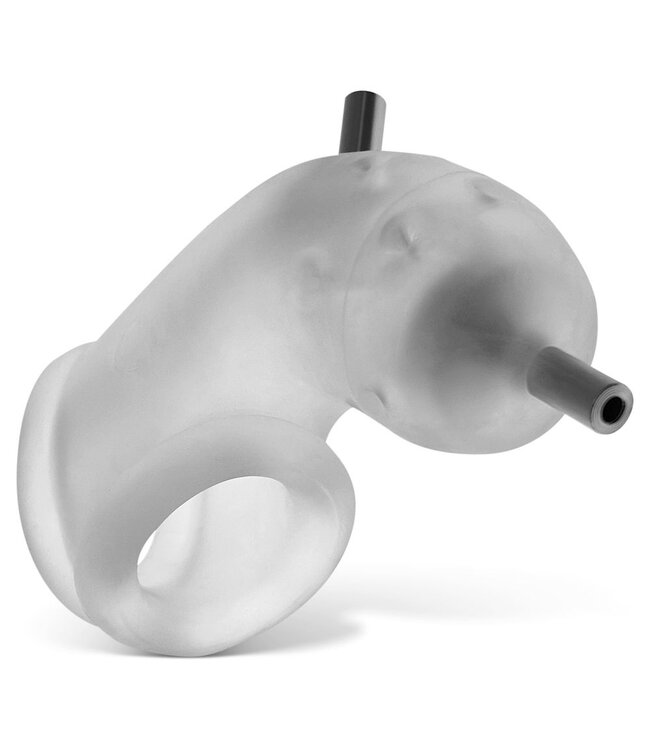 Oxballs Oxballs - Airlock Electro Air-Lite Vented Chastity Clear Ice