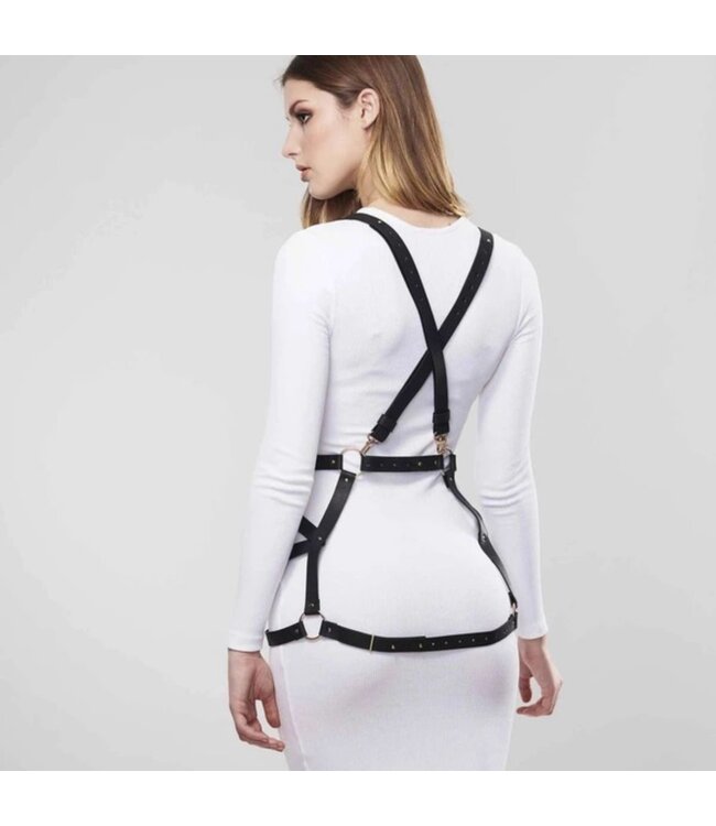 Bijoux Indiscrets Bijoux Indiscrets - Maze Arrow Dress Harness Zwart