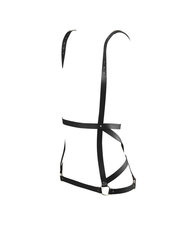 Bijoux Indiscrets Bijoux Indiscrets - Maze Arrow Dress Harness Zwart