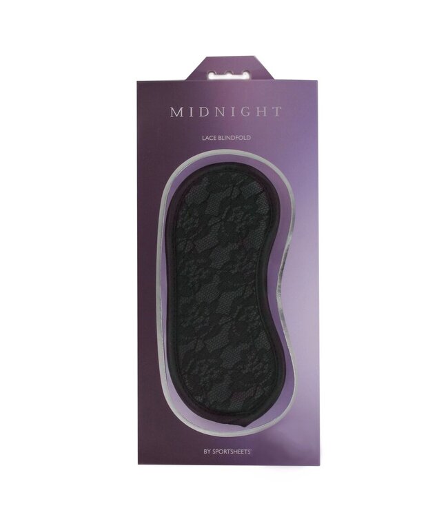 Sportsheets SPORTSHEETS – Sincerely Kanten Blinddoek – Zwart