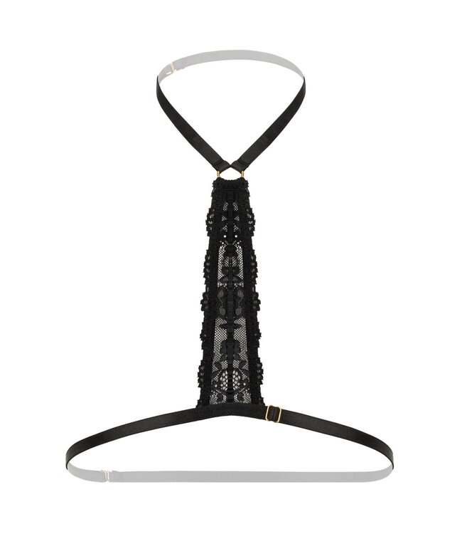 Christine Christine - Strappy Harness Bralette Evening Kiss -zwart