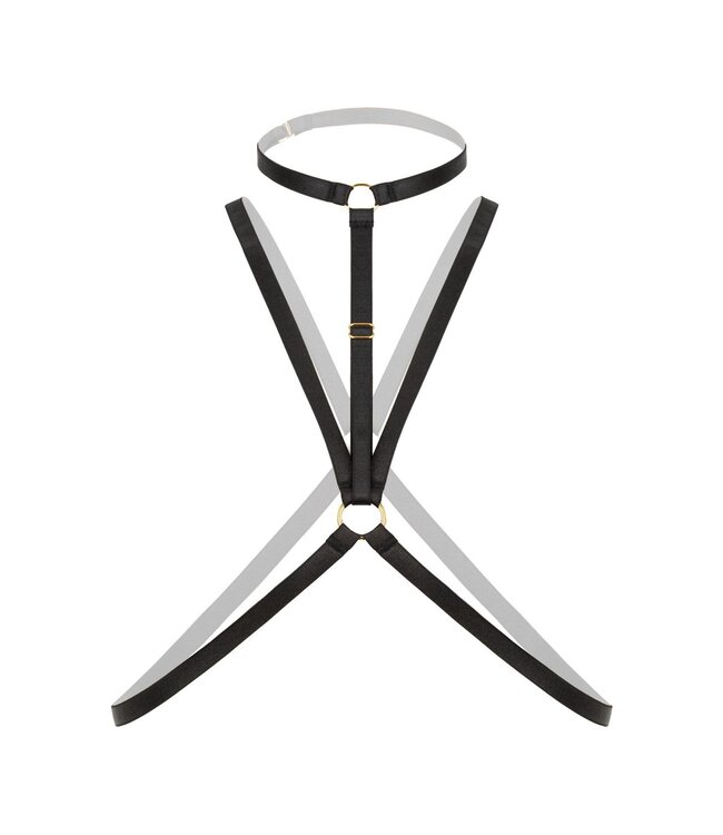 Christine Christine - Strappy Harness Bralette Secret Love-  black