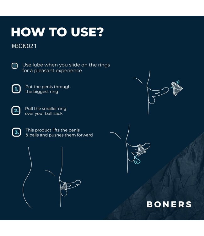 Boners Boners Liquid Silicone 2 in 1 Ballstretcher