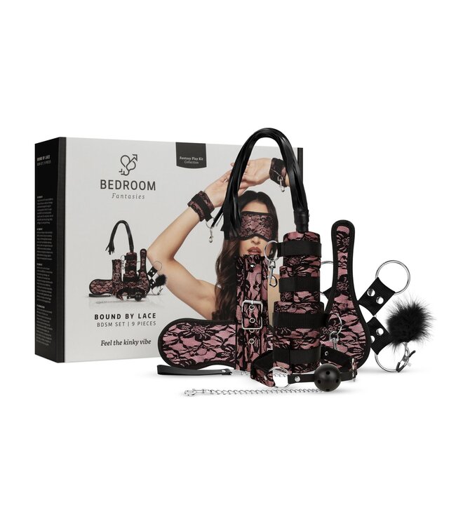 Bedroom Fantasies Bedroom Fantasies - Bound by Lace - 8-delige SM Set - Roze