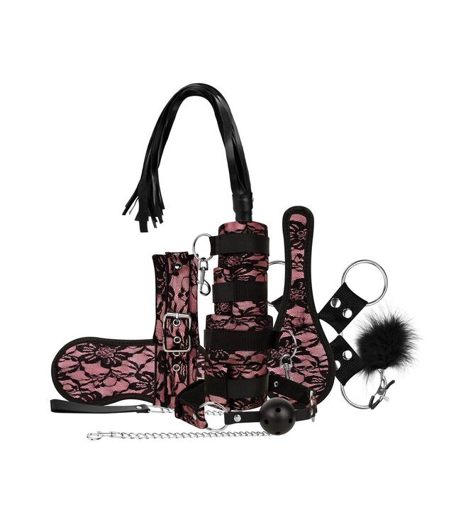 Bedroom Fantasies Bedroom Fantasies - Bound by Lace - 8-delige SM Set - Roze