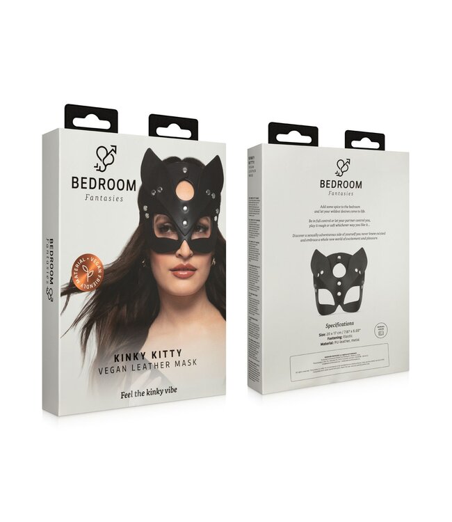 Bedroom Fantasies Bedroom Fantasies - Kinky Kitty Masker - Zwart