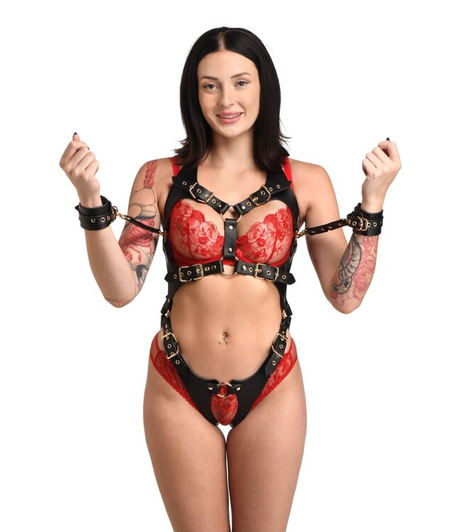 XR Brands XR Brands - Lichaamsharnas Voor Vrouwen - Zwart