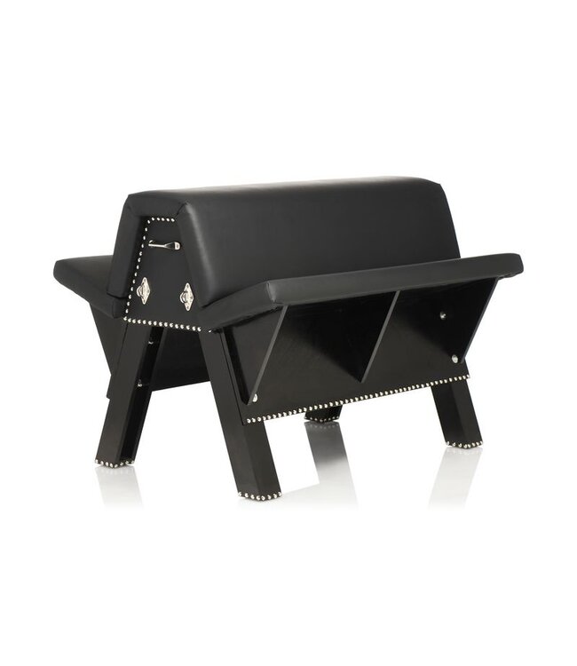 XR Brands Bareback Submission Horse Bondage Bank - Zwart