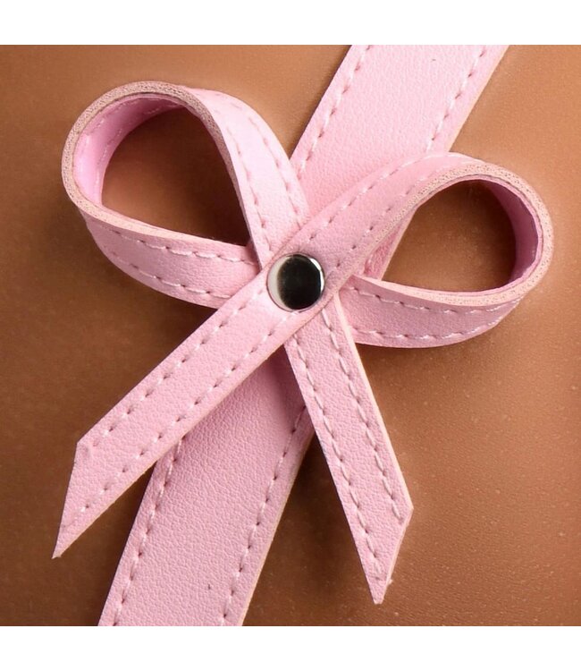 XR Brands Bondageharnas met strikken M/L - Roze