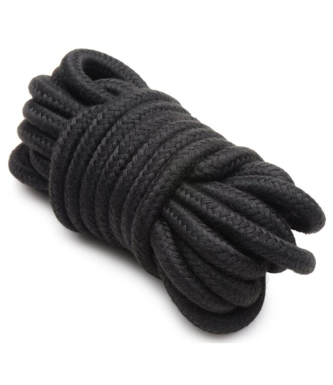 XR Brands Hook Up 10-delige Pluche Bondage Set - Zwart