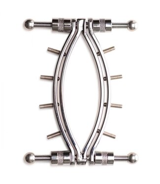 XR Brands Spread 'Em Poker Vagina Klem met Verstelbare Drukschroeven