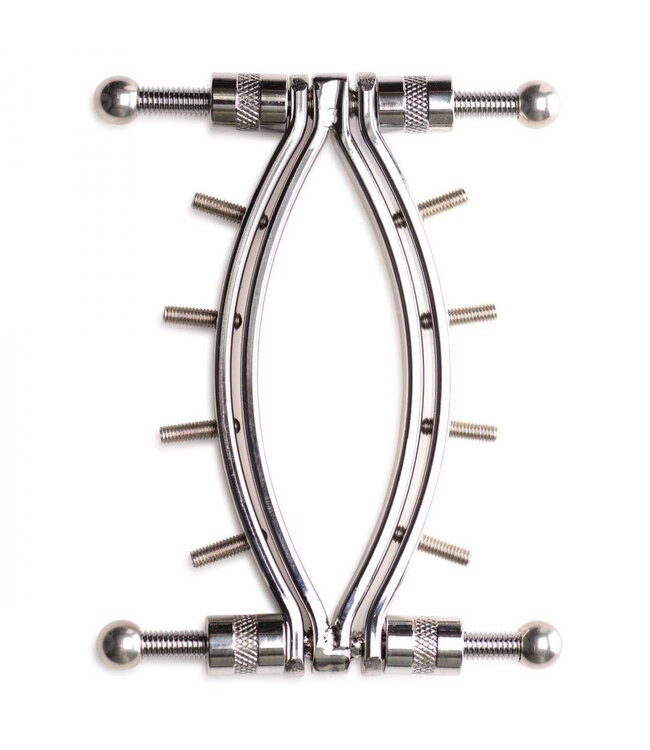 XR Brands Spread 'Em Poker Vagina Klem met Verstelbare Drukschroeven