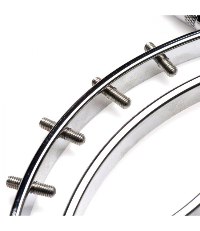 XR Brands Spread 'Em Poker Vagina Klem met Verstelbare Drukschroeven