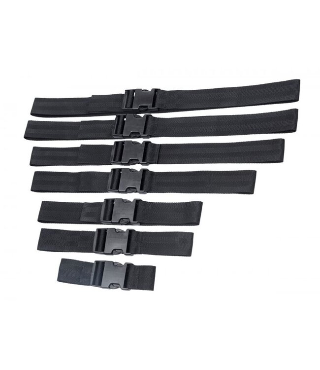 XR Brands Master Series - Subdued 7-Delige Bondageriemen Set