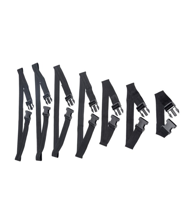 XR Brands Master Series - Subdued 7-Delige Bondageriemen Set