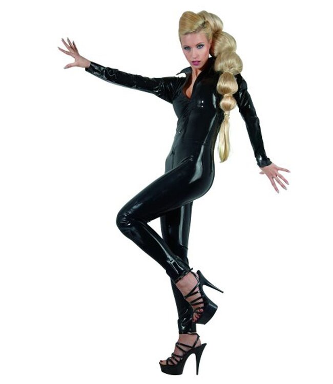 The Latex Collection Latex Catsuit Met Ritsen