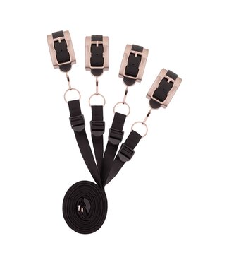 Rosy Gold Rosy Gold - Under-Mattress Restraint Set - Zwart