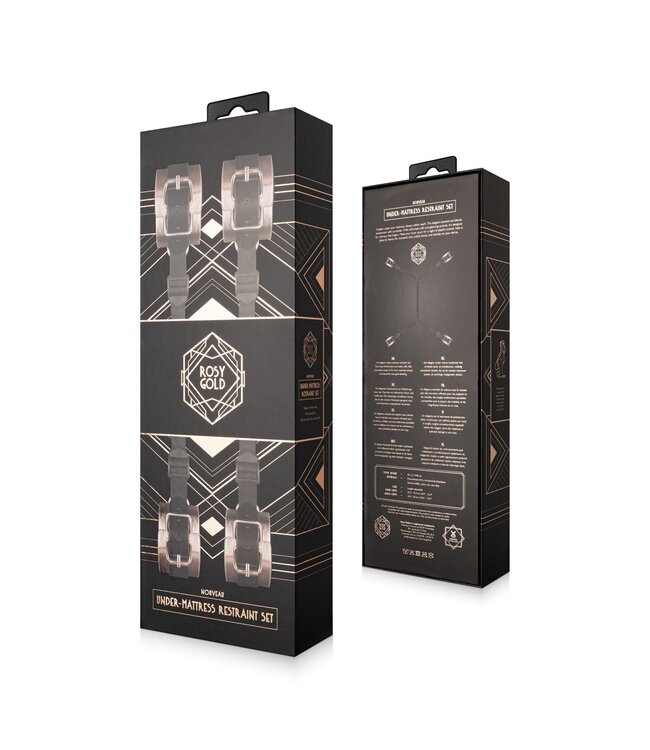 Rosy Gold Rosy Gold - Under-Mattress Restraint Set - Zwart