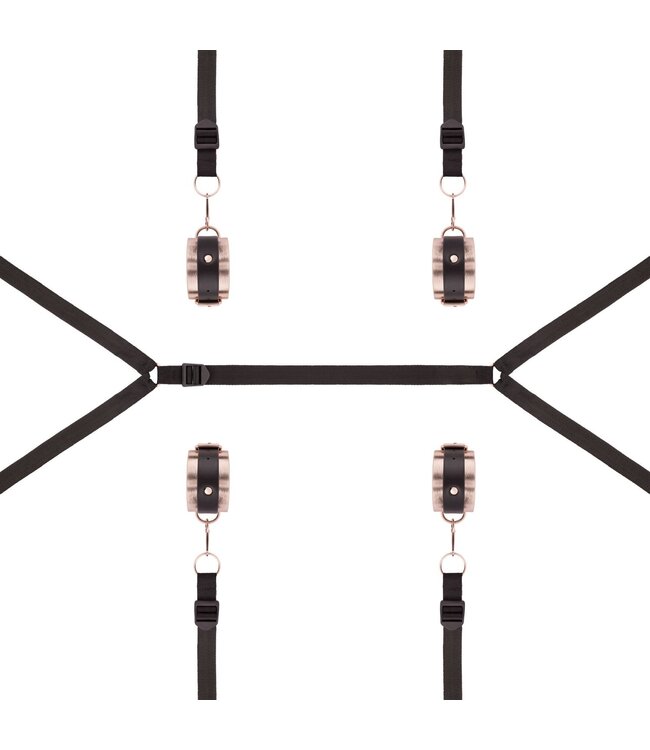 Rosy Gold Rosy Gold - Under-Mattress Restraint Set - Zwart