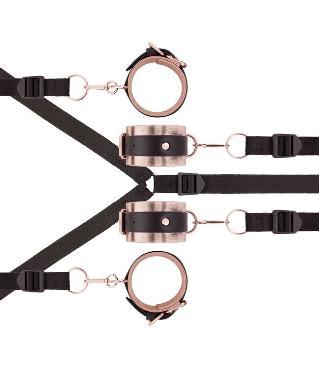 Rosy Gold Rosy Gold - Under-Mattress Restraint Set - Zwart